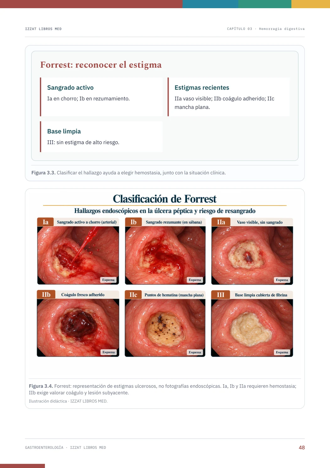 Página real seleccionada de Gastroenterología