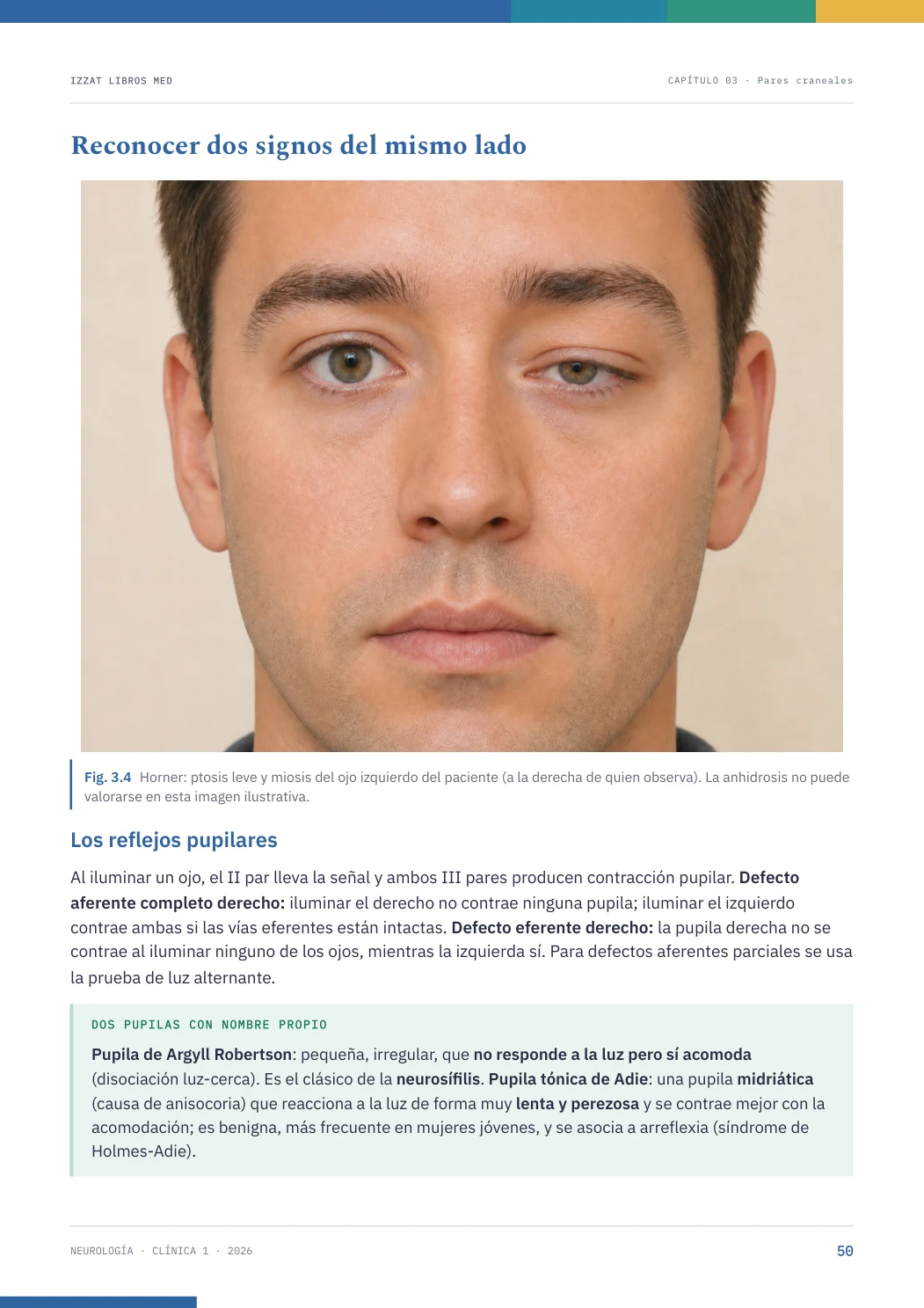 Página real seleccionada de Neurología