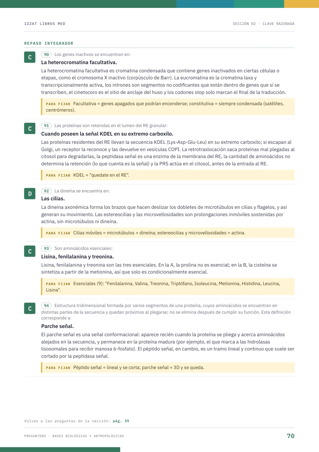Página real seleccionada de Bases Biológicas y Antropológicas