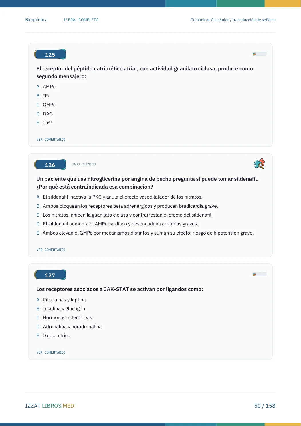 Página real seleccionada de Preguntero Bioquímica 1ª ERA Completo