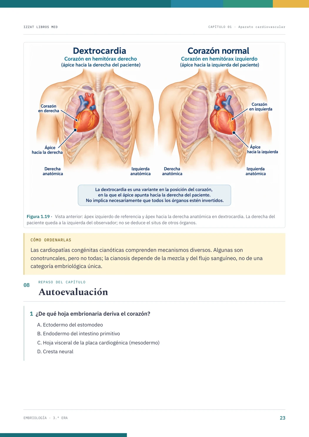 Página real seleccionada de Embriología 3ª ERA
