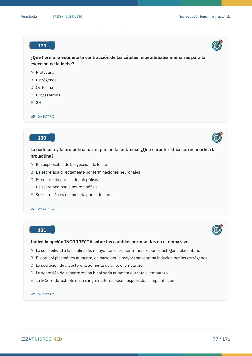 Página real seleccionada de Preguntero Fisiología 3ª ERA Completo