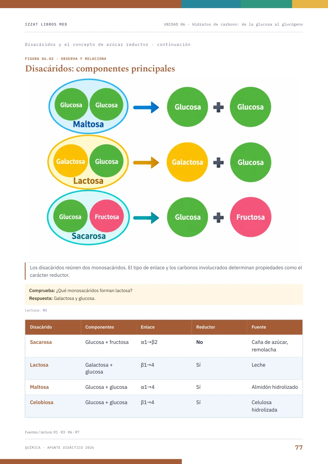 Página real seleccionada de Química