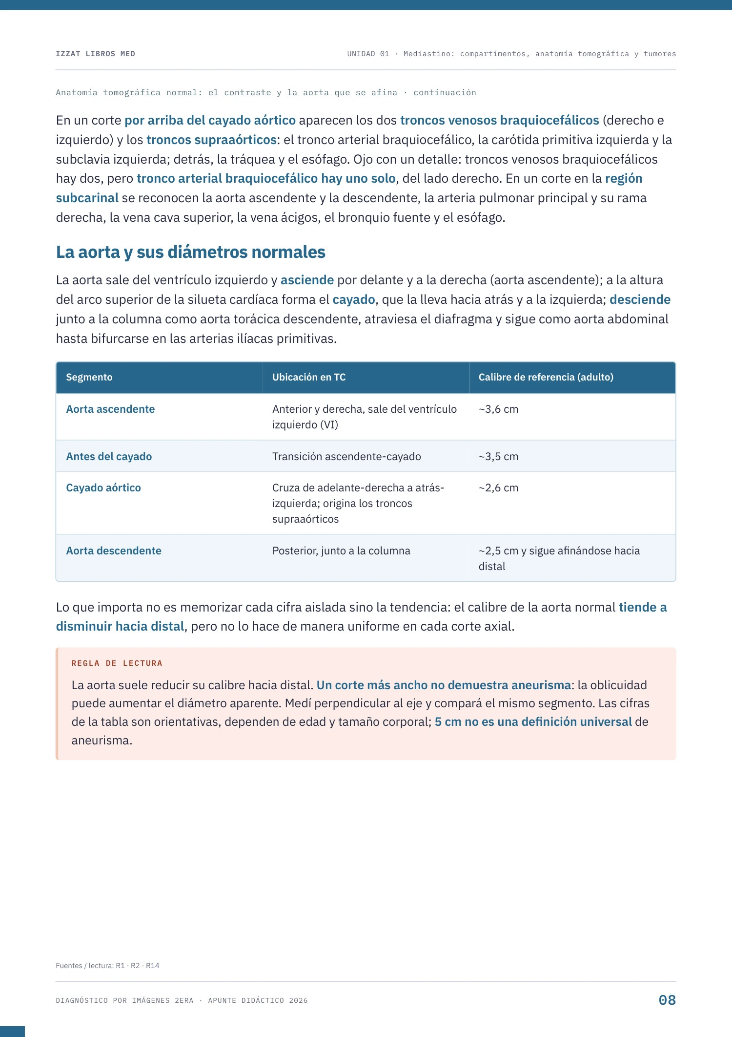 Página real de Apunte Diagnóstico por Imágenes 2ª ERA