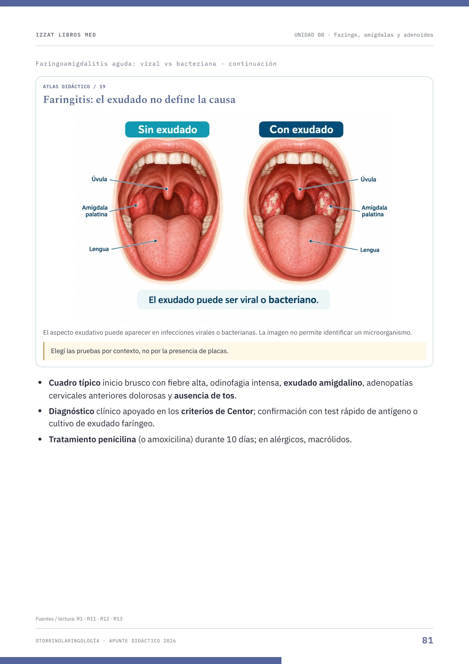 Página real de Otorrinolaringología