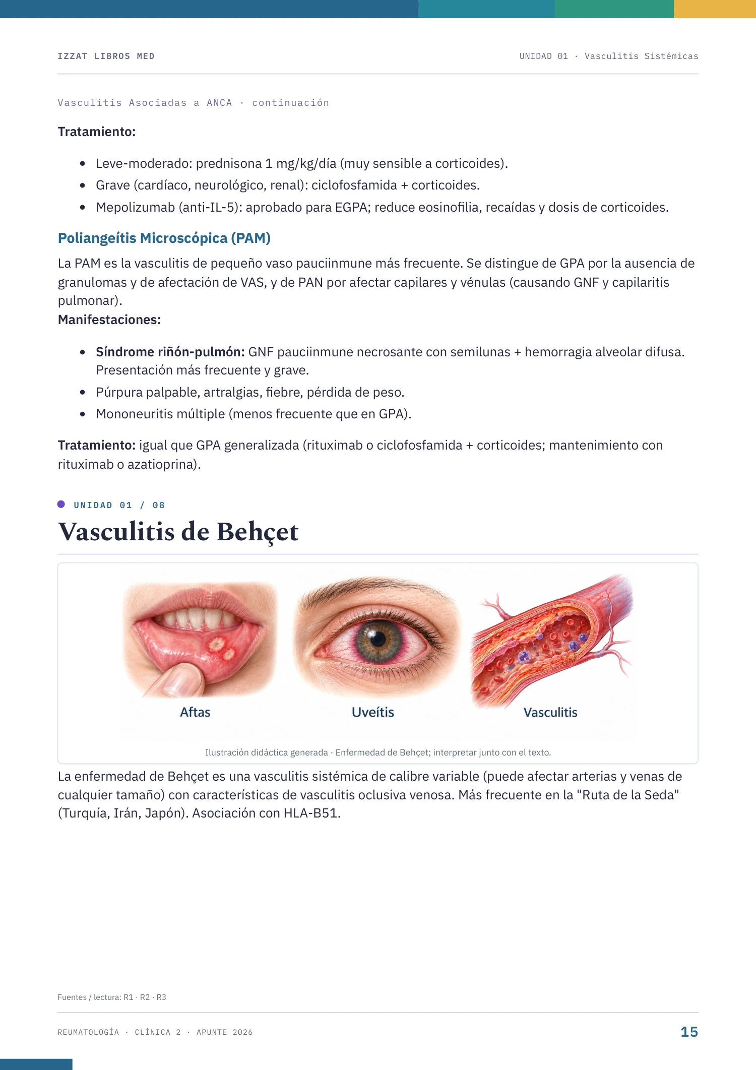 Página real de Reumatología